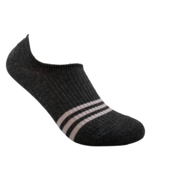 Running Anti Skid Striped Ankle Socks , Novelty Cushioned Ankle Socks For Men