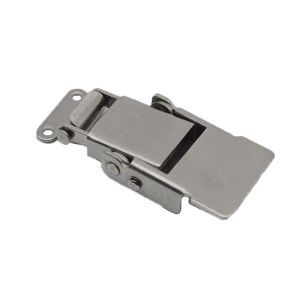Spring Stainless Steel Hasp Lockable Draw Latch 60x29mm