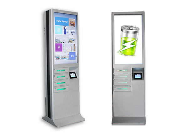 Buy Remote Advertising Cell Phone Charging Stations With 6 Electric Lockers at wholesale prices