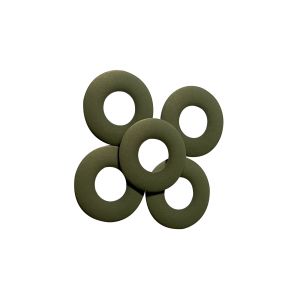 High Tensile Strength Green PTFE Ring Gasket With Copper Filler For Pistons
