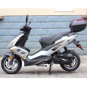 150cc Engine Gas Moped Scooter 12" Front Disc And Rear Drum Brake With Trunk