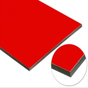 China 4mm PVDF Aluminum Composite Panel Brushed Mill Finish 900mm Width on sale