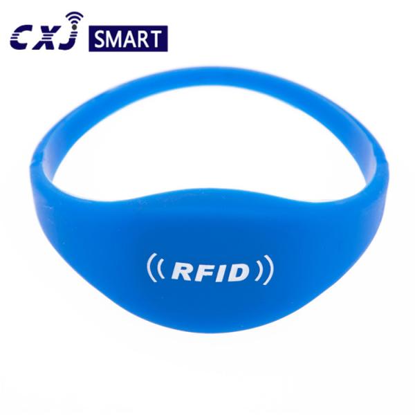 Rubber Silicone RFID NFC Bracelet Ultralight Ev1 NFC 213 OEM