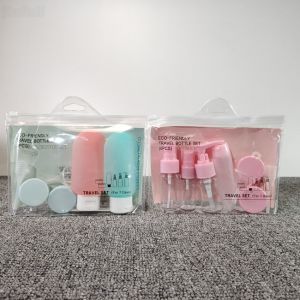 Multi Purpose Zipper Cosmetic Plastic Bag Lightweight Transparent Waterproof