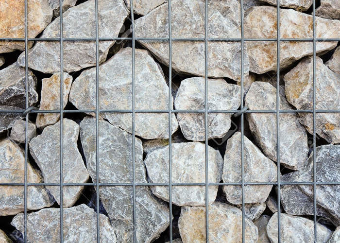 Heavily Galvanized Welded Mesh Rock Filled Gabions 75×75mm Rustproof