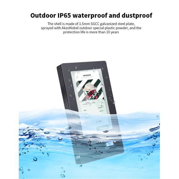 32"Outdoor Wall Mount Waterproof Touch Screen Self Order Payment With Printer
