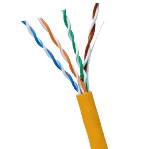 UTP CAT6A 23AWG 500MHz CPR Dca LSZH Cable 1000FT For Network Connection