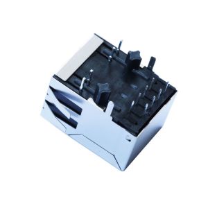 9903-6210841206R 1 Port RJ45 Modular Jack Gigabit Magnetic With LEDs LPJE160GENL