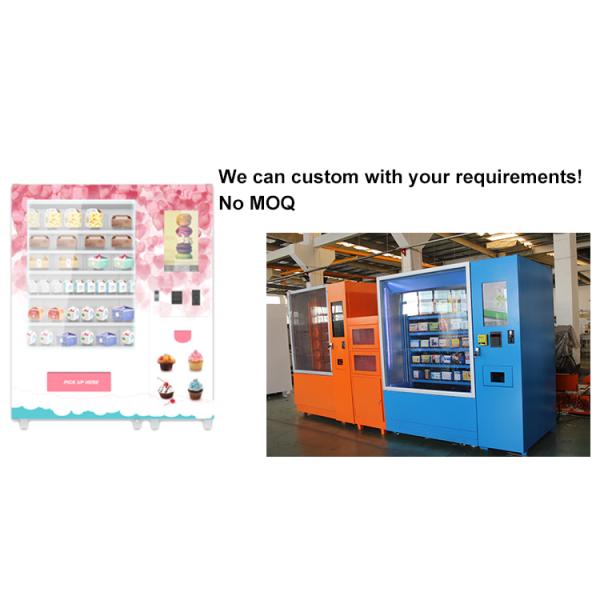 Cash Card Payment Cookie Cupcake Vending Machine With Remote Network Management System
