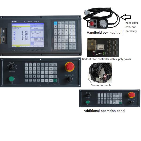 ATC 4 Axis Plc Cnc Router And Milling Controller Numerical Control Systems 128mb