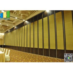 Plywood / Gypsum Wooden Hanging Sliding Partition Walls Bare Finish