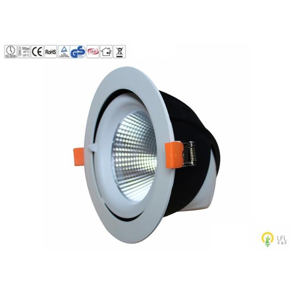 Buy Rotate 360 Degrees Exterior LED Downlights , Black 6000k LED Downlights at wholesale prices