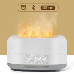 HOMEFISH DC 24V Night Light Flame Effect Humidifier With Bluetooth