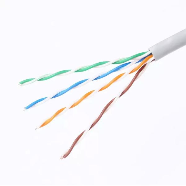 Buy 4 Pairs Cat5e Lan Cable customized PVC Jacket Pro Environment at wholesale prices