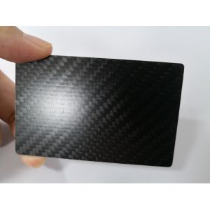 85x54x0.8mm Carbon Fiber Card With SLE4442 Small Contact Chip