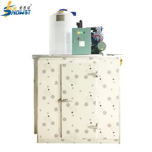 ISO 5 Ton Freshwater Flake Ice Machine With Cold Room