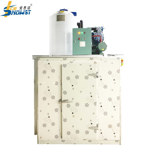 Buy ISO 5 Ton Freshwater Flake Ice Machine With Cold Room at wholesale prices