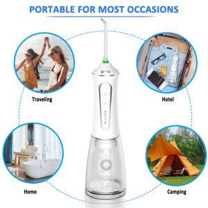 Cordless Water Dental Flosser Oral Care Irrigator For Teeth And Braces