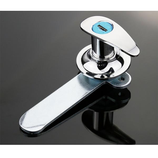 Zinc Alloy Chrome Coated Cabinet Handle Lock OEM Service For Industrial Cabinet
