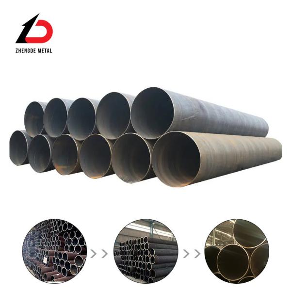 Q235 Q345 Q195 Ss400 A36 S235 Carbon Steel Pipe Standard Length ERW Welded