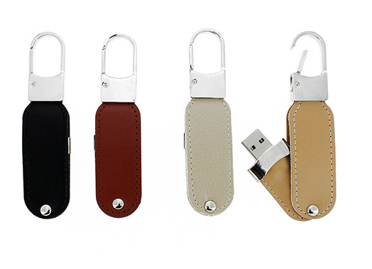 Buy 4gb swivel leather cle usb drive at wholesale prices