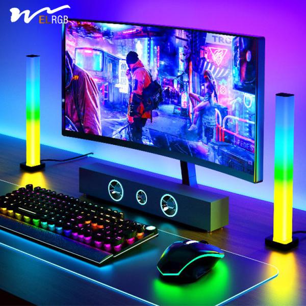 Seven-Color Rhythm Voice Control Audio Music Rhythm Light for Ambiance E-Sports