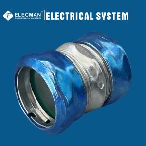Raintight Steel EMT Coupling Compression Type 1-1/4 Inch
