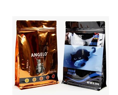 Laminated Material Flexible Packaging Side Gusset Custom Printed Animal Tortoise Feed Bag