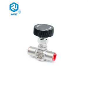 AFK High Pressure 3000psi Stainless Steel Needle Valve Two Way 1/8 1/4 3/8 1/2