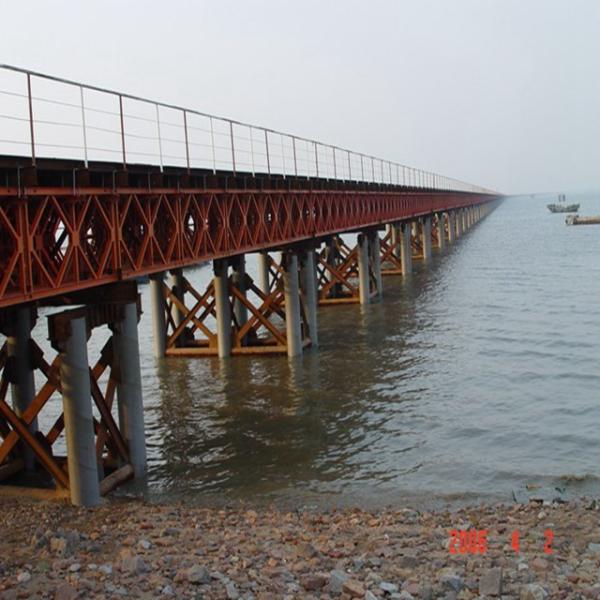 Buy Designed Span 6-60m Modular Steel Bridge Bailey Parts at wholesale prices