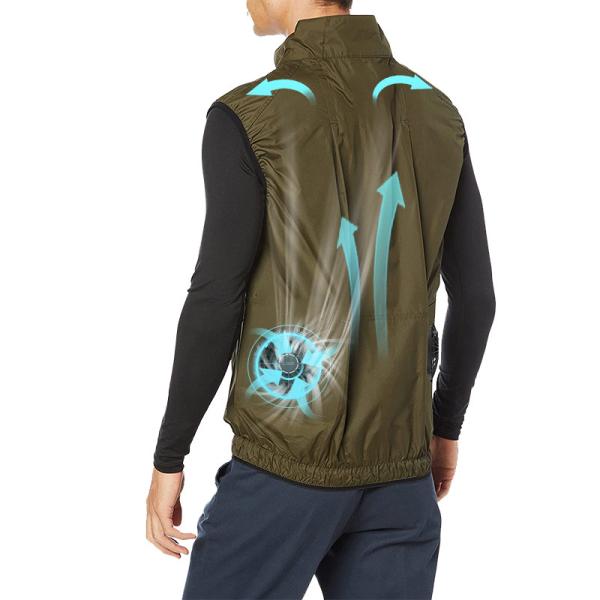 Buy Sunscreen Fan Cooling Vest Sunproof USB Air Conditioning Clothing at wholesale prices