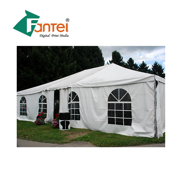 Buy Tent PVC Coated Tarpaulin Waterproof  ISO 9001 20X20 Density at wholesale prices