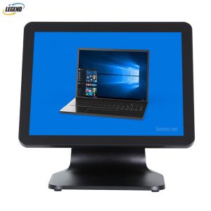 400 CD/㎡ 15 Inch Electronic POS Systems Intel Cerelon I5 CPU For Clothes Shop