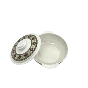 Durable Picnic Salad Bowl With Lid Tasteless Non Toxic With Ear