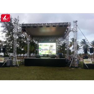 30m Span Aluminum Spigot Truss Light Weight Outdoor Stage Pillar Truss
