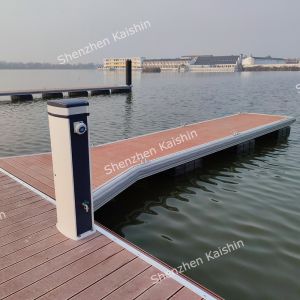 Customized Marine Aluminum Gangways Aluminum Floating Pontoon Yacht