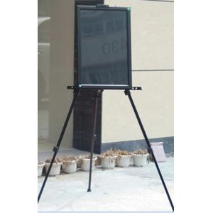 Standing style black aluminum frame popular led magic writing board