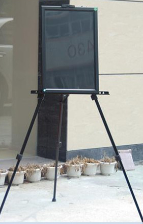 Buy Standing style black aluminum frame popular led magic writing board at wholesale prices