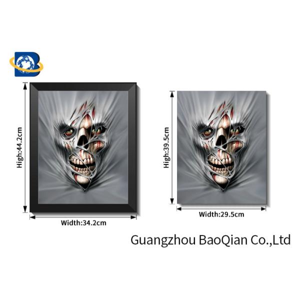 Scary Skool 3D Picture Lenticular Flip Home Decor Photo With Black Frame