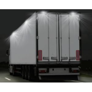 Flood Beam 52W Fire Truck Led Scene Light 150mm EMC