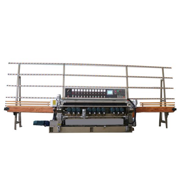 Buy 11 Motors Glass Straight Line Beveling Machine with PLC and Lift Glass Grinding Machine CE Mark at wholesale prices