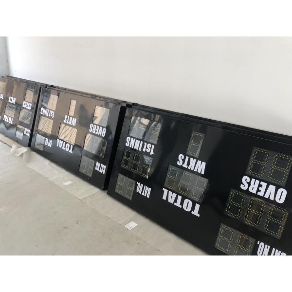 Britain Standard Yellow Led Cricket Scoreboard Outdoor Indoor