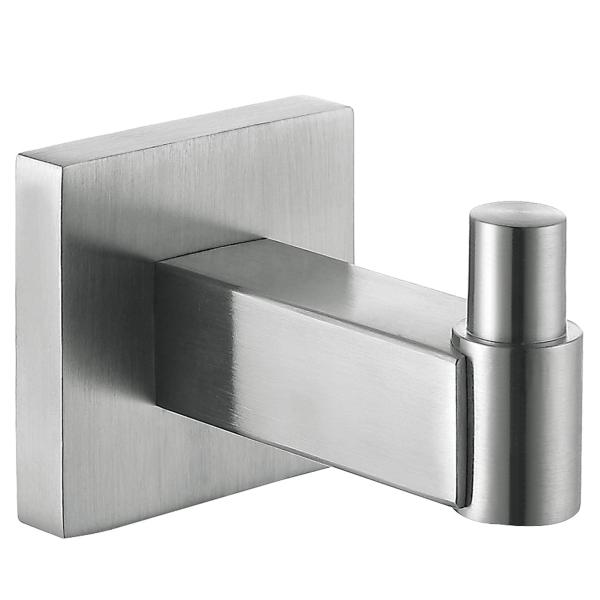 Buy Satin Polished Bathroom Wall Hooks 304 Stainless Steel Towel Hooks at wholesale prices