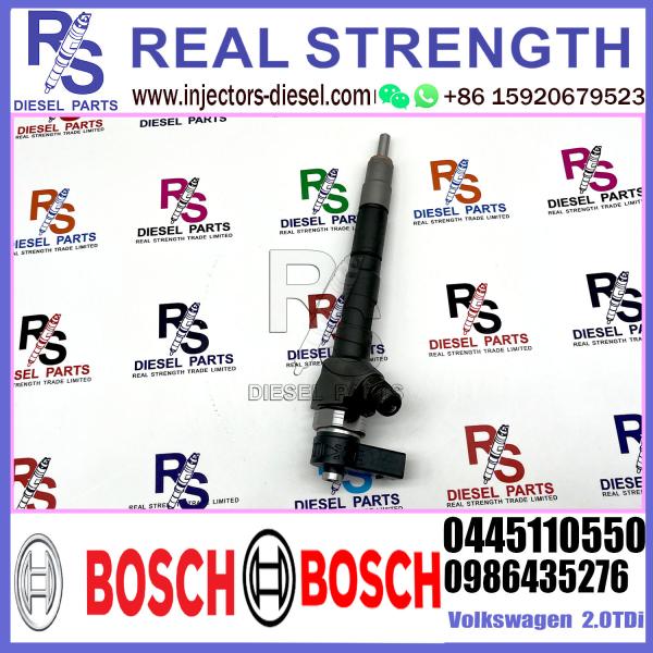 BOSCH Common Rail Fuel Injector 0445110550 0986435276 03L130277P For Volkswagen 2.0TDi Engine