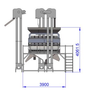 240V 50Hz MultiFunction Mung Bean Color Sorter Machine 7 Chutes