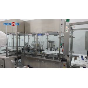 Quality Automatic Animal Vaccine Filling Line with Label Detection and Alarm for sale
