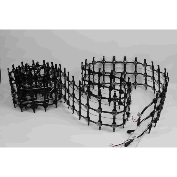 Close-up view of P50 RGB LED Mesh