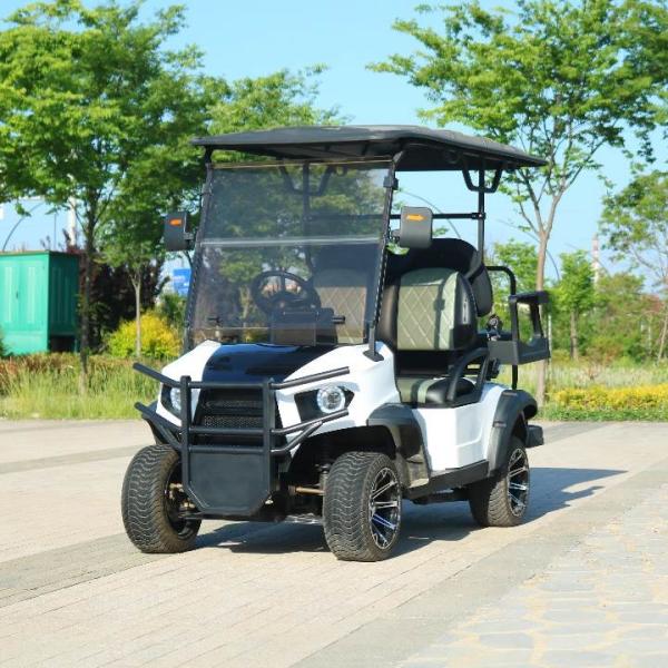 4 Seater Off Road Electric Golf Cart Lithium Battery New Design Pu Seats Color