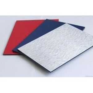 Width 1220mm Acp Aluminum Composite Panel Cladding Primer Back side