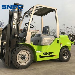 Customer Customized 3ton Forklift Sale with Solid Tire Options